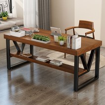 북유럽 원목책상 1600 1400 1200 1000 상판5cm 컴퓨터 사무실 PC 게이밍 학생 서재 사무용, 선택02:원목(w120cm)