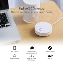 Smart Tuya ZigBee Hub Gateway 스마트 홈 브릿지 Life APP 무선 리모콘 Zigbee 센서 작동