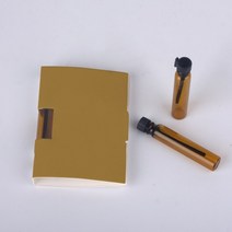 향수 오일 케이스 공병 어메니티 100 개몫 2ml 병 종이 카드 샘플 리필 병 dropper 병 갈색 향기로운 테스트 튜브 병, 골드 카드