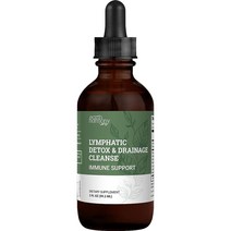 Earth Harmony NaturalsEarth 림프 배수 드롭 디톡스 - 사워솝 고양이 발톱 껍질 황기 쑥 림프절 해독 해독이 함유된 보충제 59.7g(2온스)