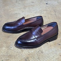 젠틀안트 핸드 워싱 태닝가죽 슬립온 페니로퍼 다크브라운 CZ1060