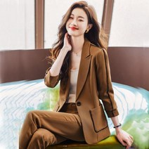 여자 세미 정장 세트 면접 하객룩 복장 오피스룩 투피스 B29