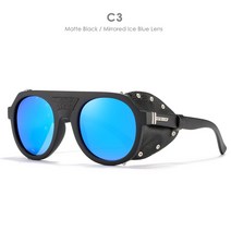 낚시 레져용차가발-빈티지 쉴드 라운드 선글라스 편광 혁신적인 미러 VZ 본지퍼 브랜드 낚시 고글