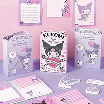 산리오 쿠로미 6단 접착 메모지 수첩 24EA, 상세페이지 참조, 상세페이지 참조