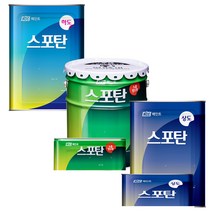 KCC페인트 우레탄 옥상방수페인트 스포탄/모노탄 대용량, 모노탄 중도1액형 16kg 녹색, 16kg, 1개