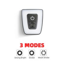 usb 충전식 손전등 자전거 후면 조명 방수 자전거 헬멧 테일 라이트 사이클링 경고등 플래시 cyling 백 램프, 1pc 3 모드