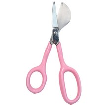 아플리케 가위 미니 공예 7.13 인치 바느질용 오리 빌 가장자리 미술 직물, [01] 파란