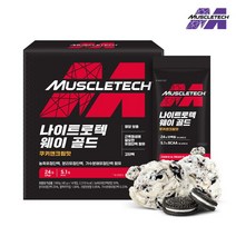 [머슬텍] 나이트로텍 웨이골드 쿠키앤크림맛 14포 1박스(2주분), 상세 설명 참조, 상세 설명 참조