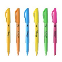 샤피 샌포드 형광펜 탱크 포켓용 12자루입, 1타, 주황색