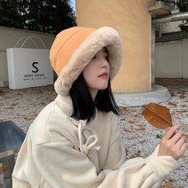 다온마켓 보들보들 부드러운 코듀로이 롤업 벙거지 버킷햇