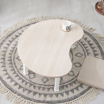 퍼니우드 E0등급 프리미엄보드 접이식테이블 좌식 테이블, 콩 특대(600X800) 메이플