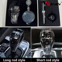 3pcs 크리스탈 시프트 노브 BMW F10 F20 F30 F15 F16 E70 E71 F25 F26 F02 짧은 헤드, 10-12 F10-M, 10-12 F10-M