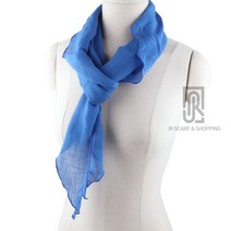 웨이브 삼각 면 무지 마름모 롱 스카프