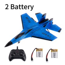 rc비행기 무선조종 비행기 RC비행기 roclub fx-620 su-35 rc 비행기 2.4g 원격 제어 비행기 전투기 모델 소년 글라이더 비행기 epp foam rc 비행기, 파랑색