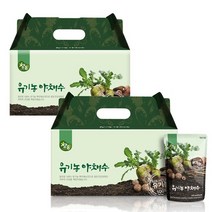 유기가공품인증 HACCP 유기농야채수, 60포, 150ml