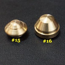 5 대/몫 가죽 공예 가방 하단 피트 리벳 스탠딩 나사 단추 솔리드 황동 소재, [03] No.16