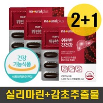온가족 간건강 위건강 실리마린 감초추출물 한번에 하루한번 밀크씨슬 피로회복 약 3개월분(2+1)