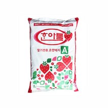 한아름딸기상토(50L) 딸기전용 혼합배지 뿌리생육딸기, 상세페이지 참조, 한아름딸기상토(50리터)