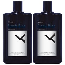 [바찌 화장품(VACCI)] (2개)바찌 옴므 프레쉬 블루 에멀전 200ml, 상세 설명 참조
