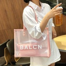 SAMARA 투명 파우치 pvc가방 빅 에코백