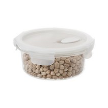 락앤락 테이블탑 밀폐용기 원형스팀홀 화이트 460ml, 3개입