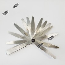 0.05~1mm 6202 / 8 (15매) 독일정품 리치터 두께게이지 시크니스게이지 치크니스게이지 틈새게이지