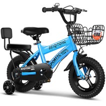 접이식어린이자전거 아동 자전거 어린이 산악용 보조바퀴 4발 18인치 세발 미니바이크 네발자전거 키즈 12인치, Q