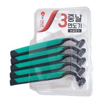 더세일 3중날 면도기-5개입, 상세페이지 참조
