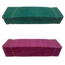 아셀산업 장죽 수세미 12*40 직각 특대형 _적색, 100개, 1set