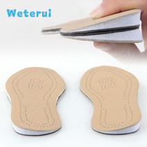 다리 체형교정 키커지는법 숨은찾기가죽 insoles ox 다리 정형 신발 삽입 패드, EUR 35-36