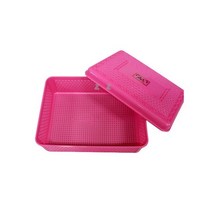 플라스틱 정사각 결혼 예물함(소) 1p+720bg