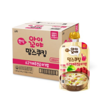 아이꼬야 유아용 맘스쿠킹 이유식 15개월부터, 소고기배추전골아기밥, 1400g, 10개