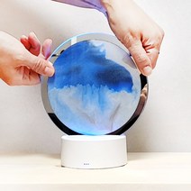 에이원스토어 모래멍 무드등 수유등 집들이선물 인테리어소품 시계 샌드아트, 바다
