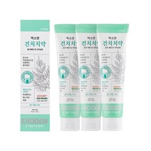 엑소덴 건치치약 3개+KF94 마스크 1매 충치예방 및 치아강화 천연성분, 건치 치약 3개 120g