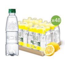 씨그램 레몬 무라벨 350ml x 48개 라벨프리