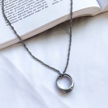 반지 목걸이줄 써지컬스틸 체인 학생 우정 목걸이