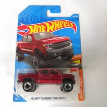 핫휠 자동차 미니카 다이캐스트2020-151 Hot Wheels car 1/64 19 쉐비 실버라도 트레일 보스 LT 컬렉션 메, 05 2018-299 SILVERADO