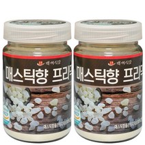 매스틱향 프리믹스 매스틱검 부모님 선물 추천 그리스 키오스 매스틱분말 가루 양배추분말 유산균 혼합150g, 2병, 150g