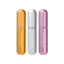 파인듀 향수 공병 무광 3종 세트, 골드+실버+핑크, 색상