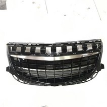 자동차 앞 범퍼 그릴 라디에이터 메쉬 뷰익 리갈 GS 2014-2016 오펠 휘장 액세서리 스타일링, 02 glossy black