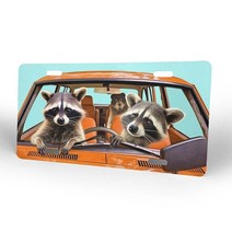 BYBYSCL LGBT 깃발 게이 프라이드 무지개 패턴 알루미늄 번호판 장식 금속 자동차 전면 참신한 커버 4 홀 태그 15.2 x 30.5 cm, White10