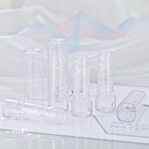 투명 DIY 빈 립글로스 립스틱 밤 튜브 캡 컨테이너 립 화장품 도구 5 개