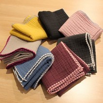 (국산) 이중면 레이스 스카프-손수건 (도매2003)