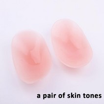어깨 패드 티 소프트 실리콘 강화제 재사용 가능한 셀프 접착식 보이지 않는 셔츠 블 의류용 1 쌍