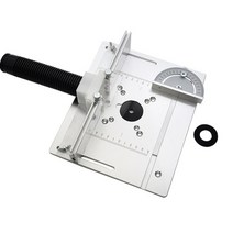 루터기 디월트트리머 마끼다 루터 트리머 라우터알루미늄 테이블 인서트 플레이트 w목공 벤치 용 연귀 게이지 테이블 톱 다기능 트리머 조각 기계, b