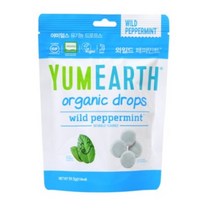 야미얼스 유기농 와일드 페퍼민트 드로프스, 59.5g, 1개