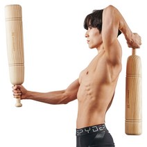 무브먼트 인디언클럽 우드 클럽벨 페르시안밀 메이스벨, 페르시안밀 2.1kg, 1개