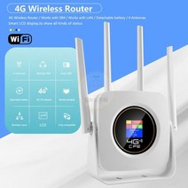 lte 라우터 3000mAh 배터리 사무실 컴퓨터 300Mbps 네트워킹 모뎀 LCD 디스플레이 WPS LTE 모바일 USB SIM 카드 4G 와이파이 핫스팟 CPE904W, Brazil Version_EU 플러그