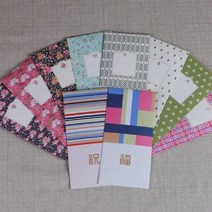 북프렌즈 돈봉투 세트 7EA 1SET 종이봉투 용돈봉투 편지지봉투, 색상:PINKCARNATION