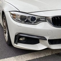 앞 범퍼 상단 키트 bmw 4 시리즈 f32 f33 f36 m-스포츠 420i 428i 435i 440i m-tech 2014-2020 안개등 커버, 카본 룩